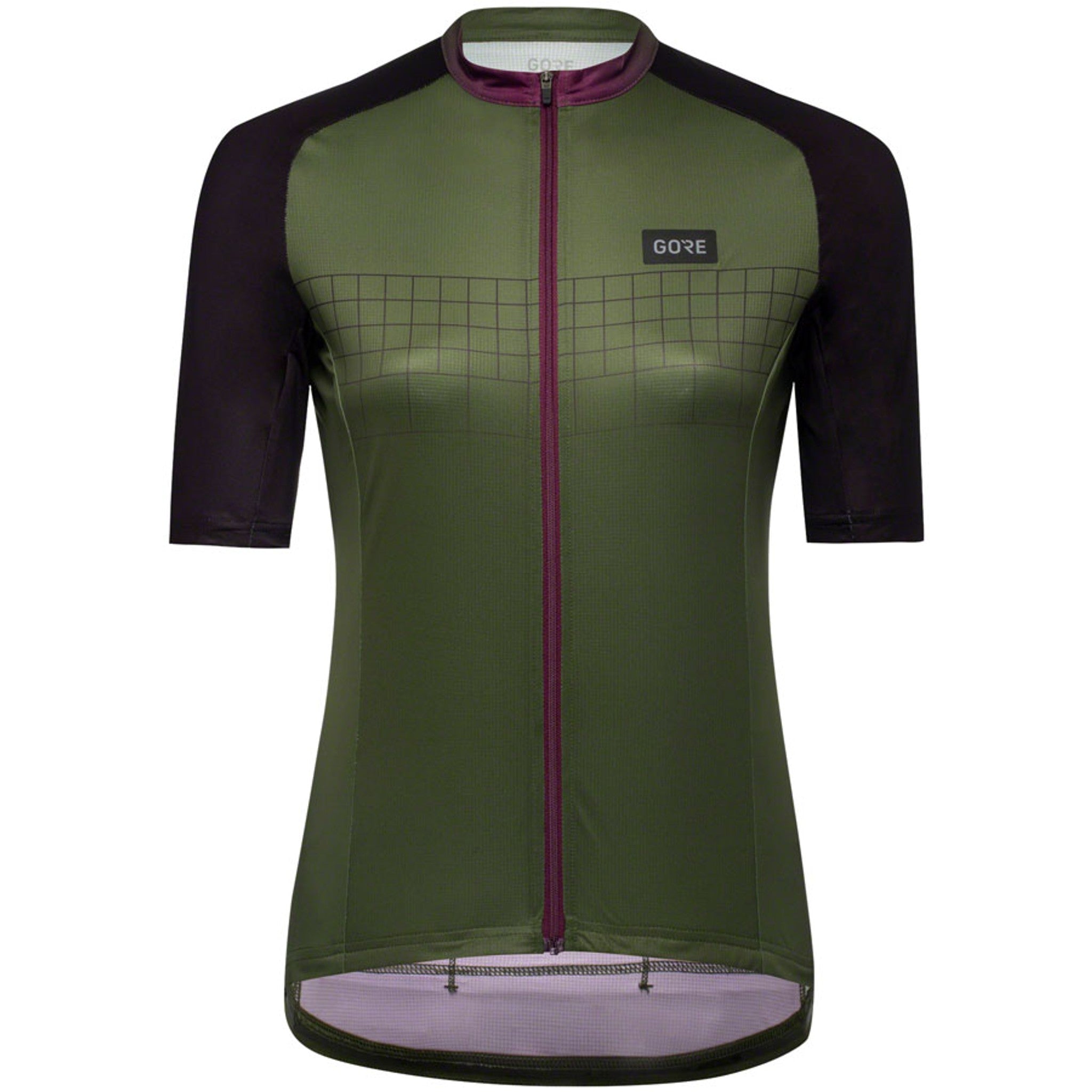 Grid Fade Jersey 2.0 - Green/Purple, Women's, Medium