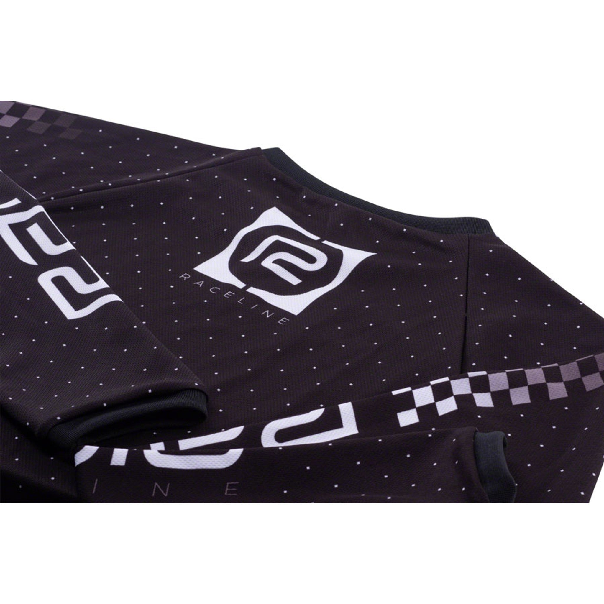 Microdot BMX Race Jersey - Black, Long Sleeve, Men's, X-Small