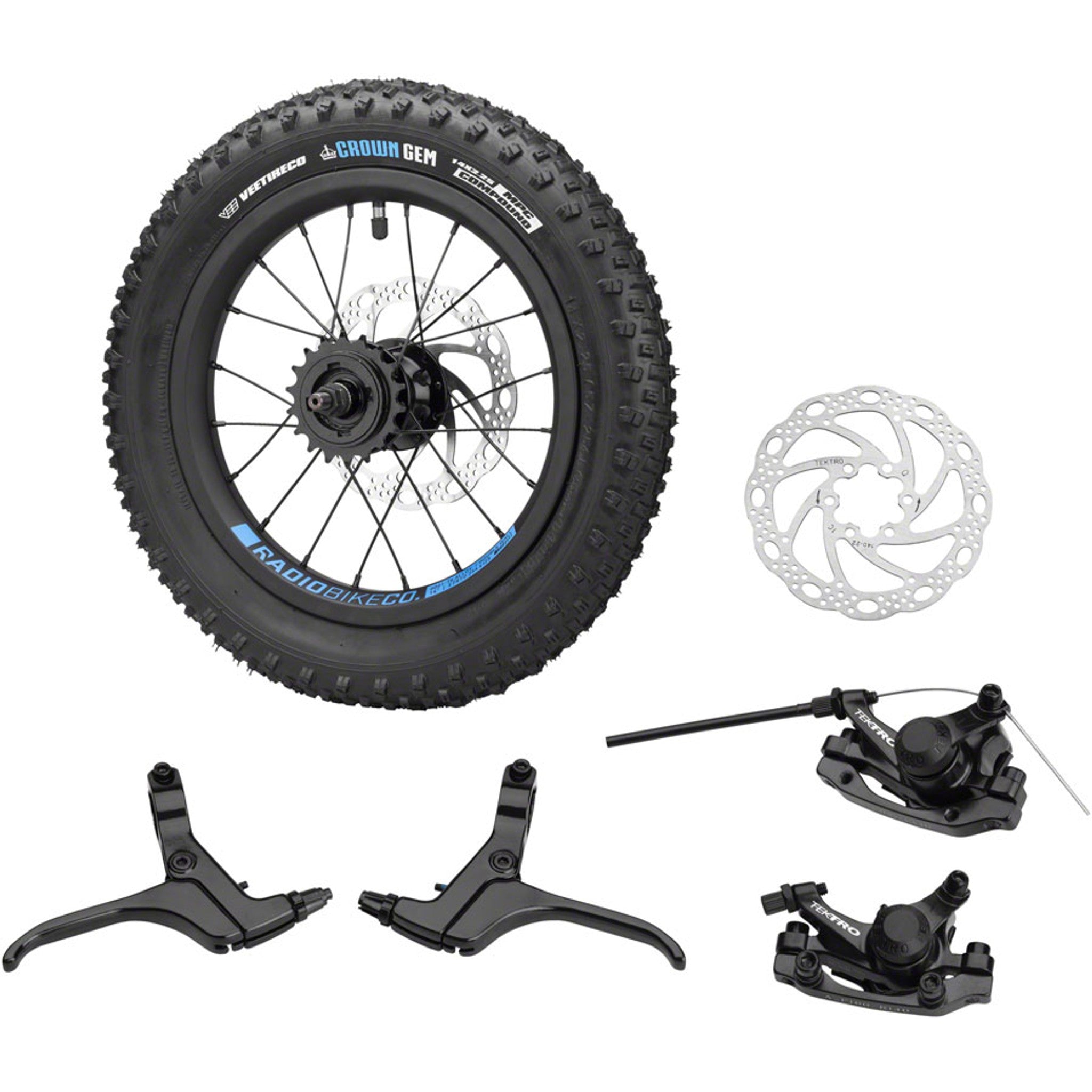 Zuma 14" Rear Wheel and Disc Brake Upgrade Kit