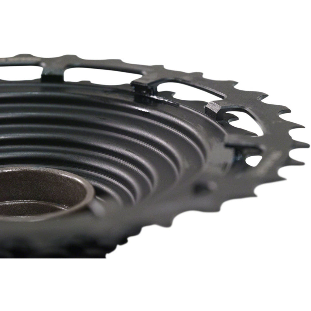 TRS Plus Cassette Upgrade Kit with Cassette, Chain, Shifter and Derailleur Conversion Kit - 12 Speed, 9-46t, Black