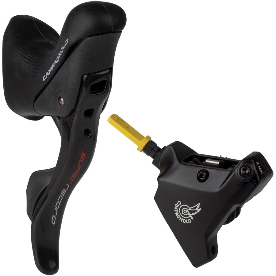 Super Record 12-Speed Shift/Brake Lever - Super Record Ergopower Hydraulic Brake/Shift Lever and Disc Caliper - Super Record Ergopower Hydraulic Brake/Shift Lever and Disc Caliper - Super Record Ergopower Hydraulic Brake/Shift Lever and Disc Caliper