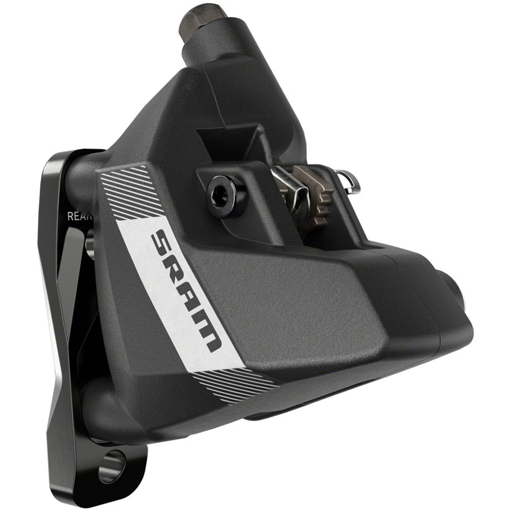 SRAM Apex Shift/Brake Lever and Hydraulic Disc Brake Caliper - Right/Rear, 12-Speed, DoubleTap, Flat Mount, 20mm Offset, Black, D1