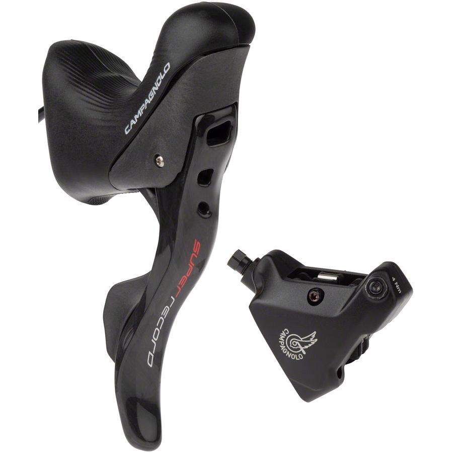 Super Record 12-Speed Shift/Brake Lever - Super Record Ergopower Hydraulic Brake/Shift Lever and Disc Caliper - Super Record Ergopower Hydraulic Brake/Shift Lever and Disc Caliper - Super Record Ergopower Hydraulic Brake/Shift Lever and Disc Caliper