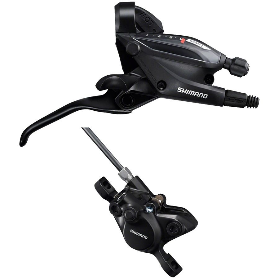 ST-EF505 Shift/Brake Lever with BR-MT200 Hydraulic Brake Caliper - ST-EF505 EZ Fire Plus Shift/Brake Lever with BR-MT200 Disc Brake Caliper - ST-EF505 EZ Fire Plus Shift/Brake Lever with BR-MT200 Disc Brake Caliper