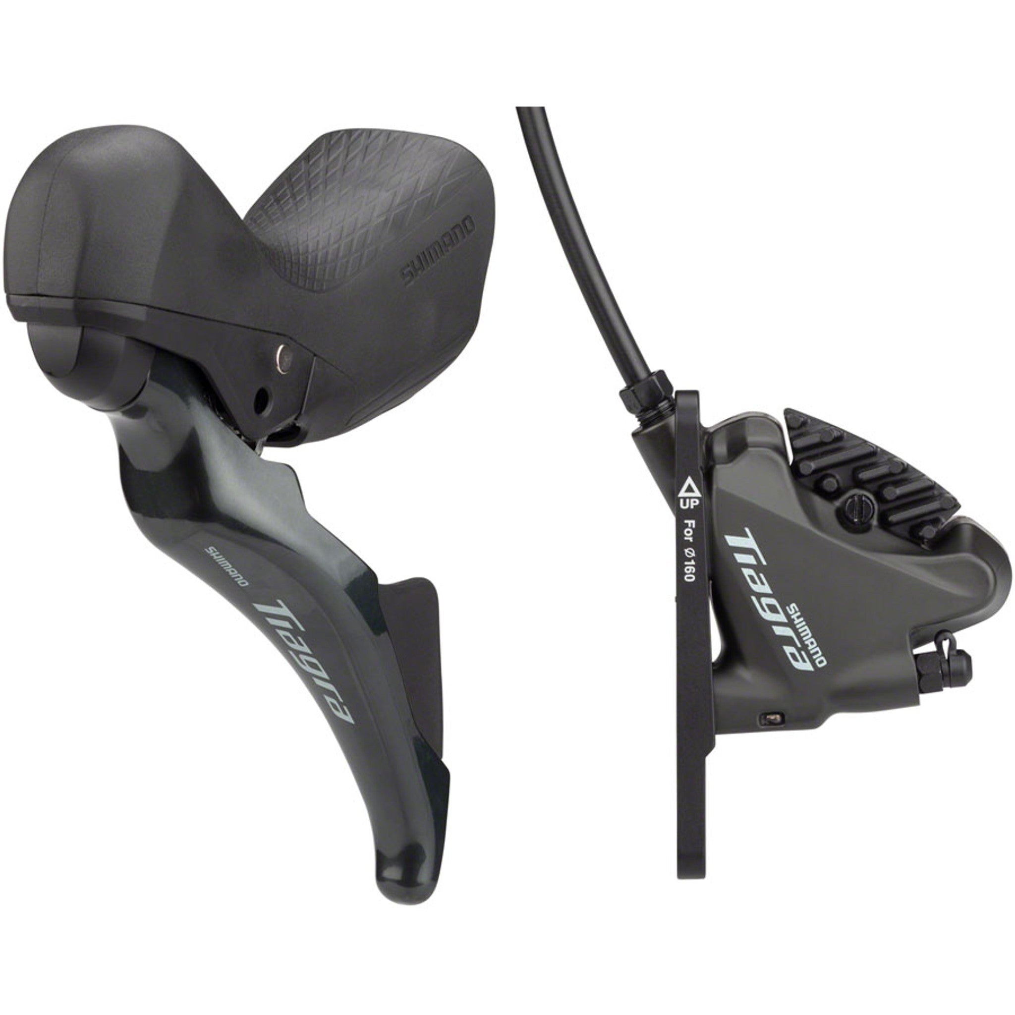 Tiagra ST-4720 Shift/Brake Lever for Hydraulic Disc Brakes - Tiagra ST-4720/BR-4770 Mechanical Shift/Hydraulic Brake Lever and Caliper