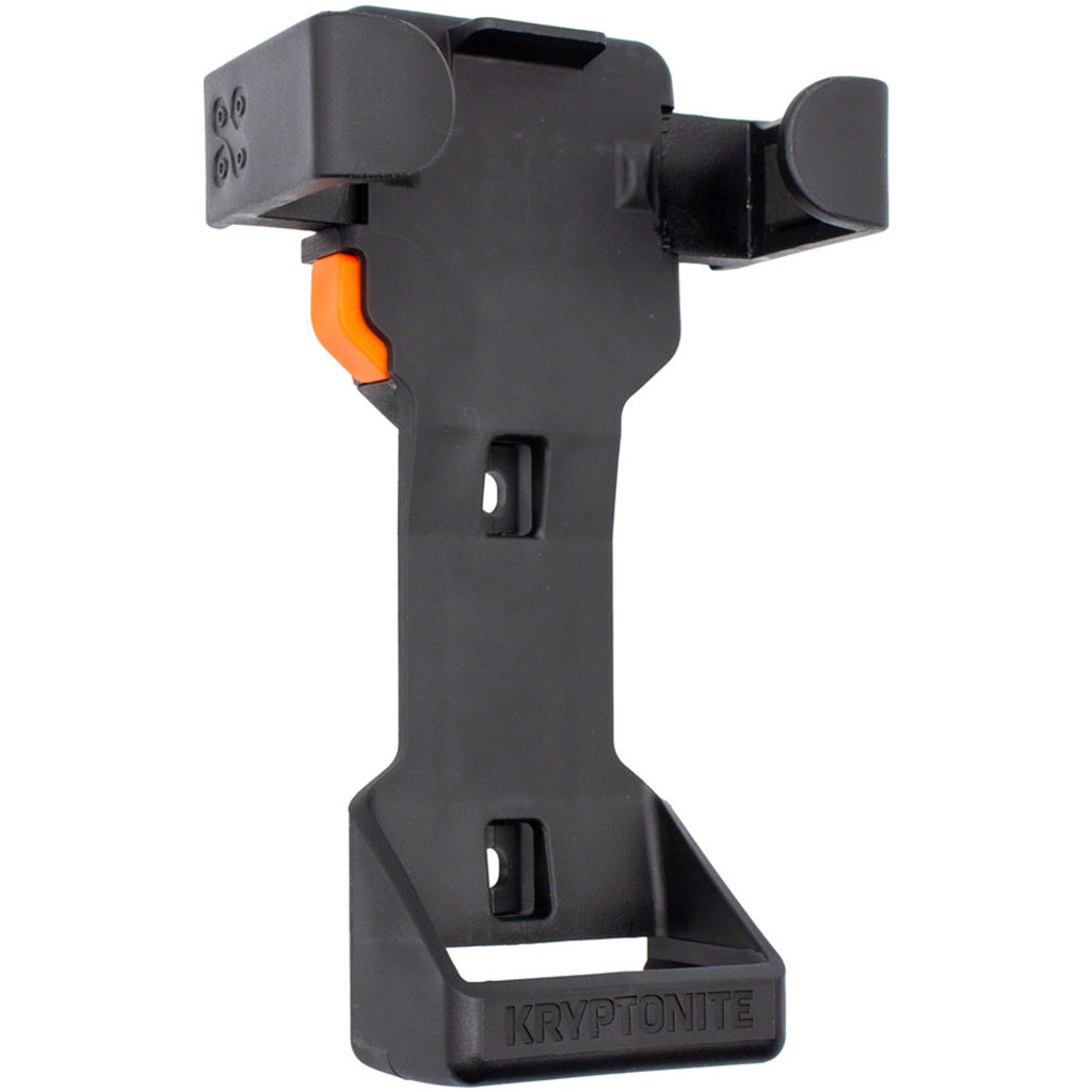 Evolution 790 Folding Lock - 90cm, Keyed, Inludes Click Tight Bracket, Black/Orange