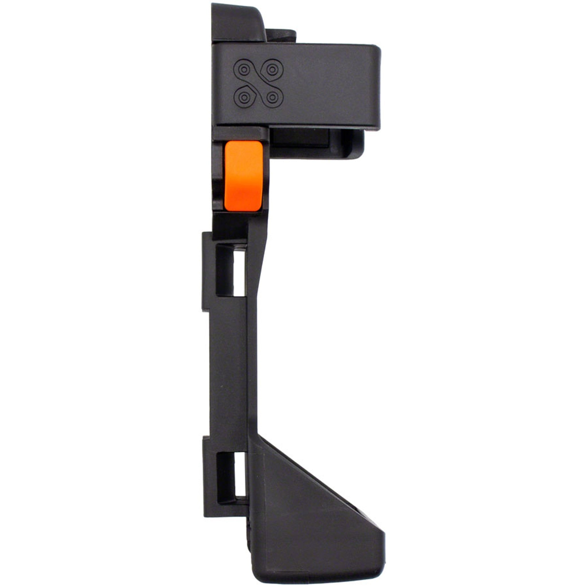 Evolution 790 Folding Lock - 90cm, Keyed, Inludes Click Tight Bracket, Black/Orange