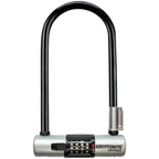 KryptoLok U-Lock - 4 x 9", 4-Digit Combination, Black, Includes bracket
