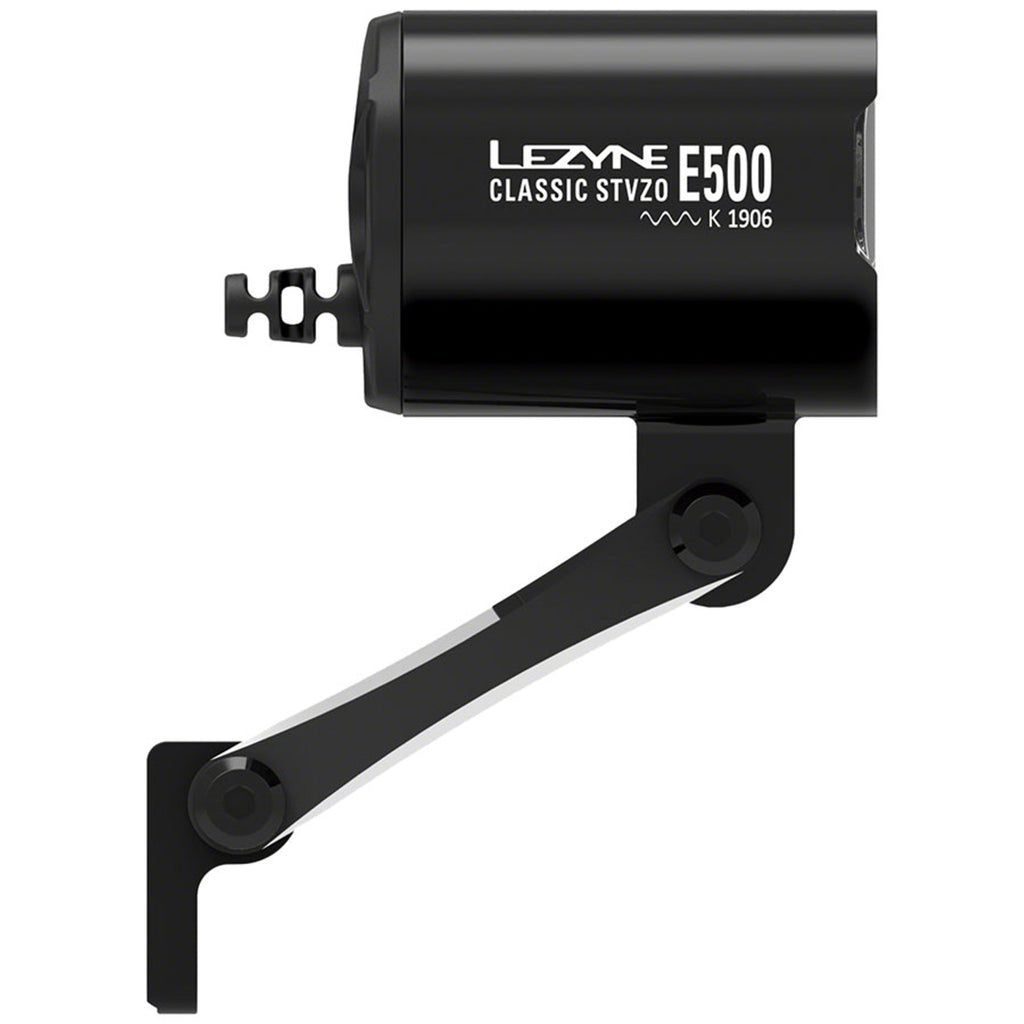 Classic E500 Ebike Headlight - Handlebar/Fork Mount, STVZO, 500 Lumen, Black