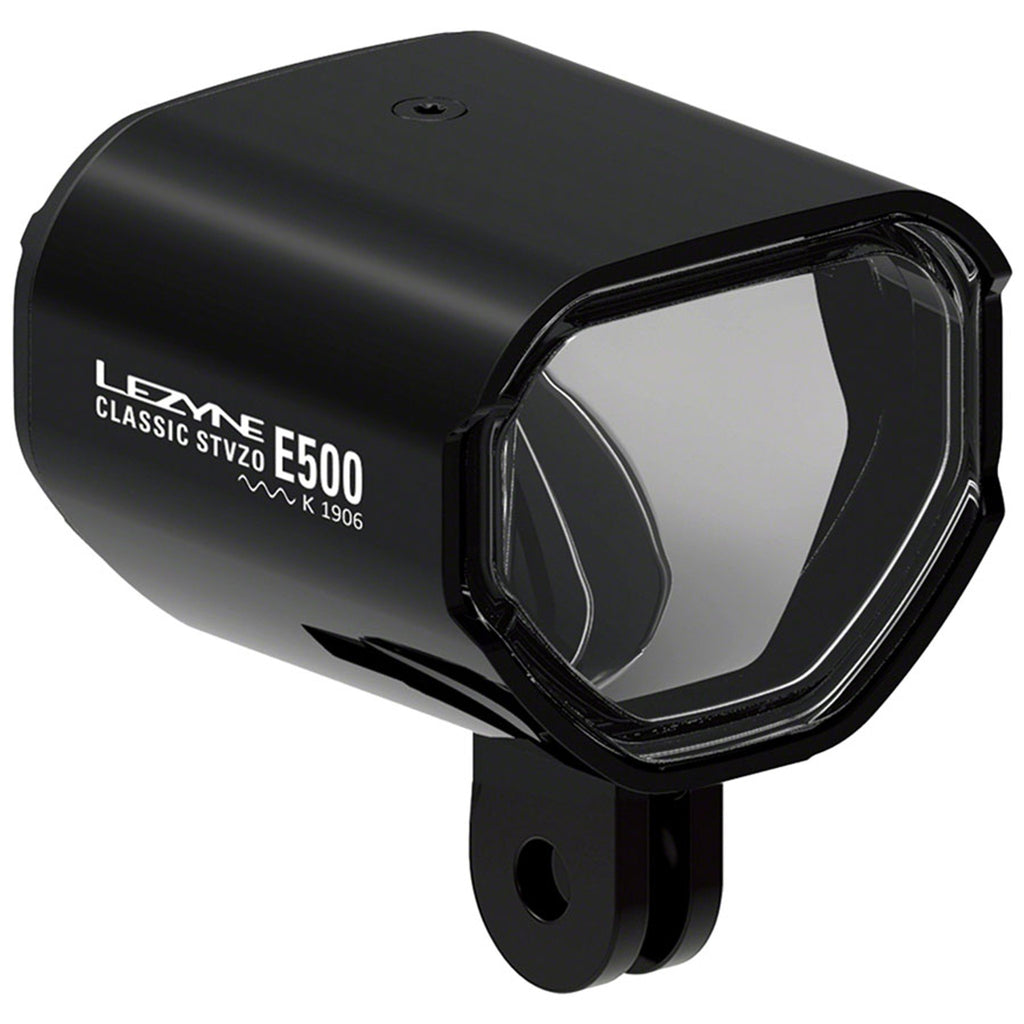 Classic E500 Ebike Headlight - Handlebar/Fork Mount, STVZO, 500 Lumen, Black