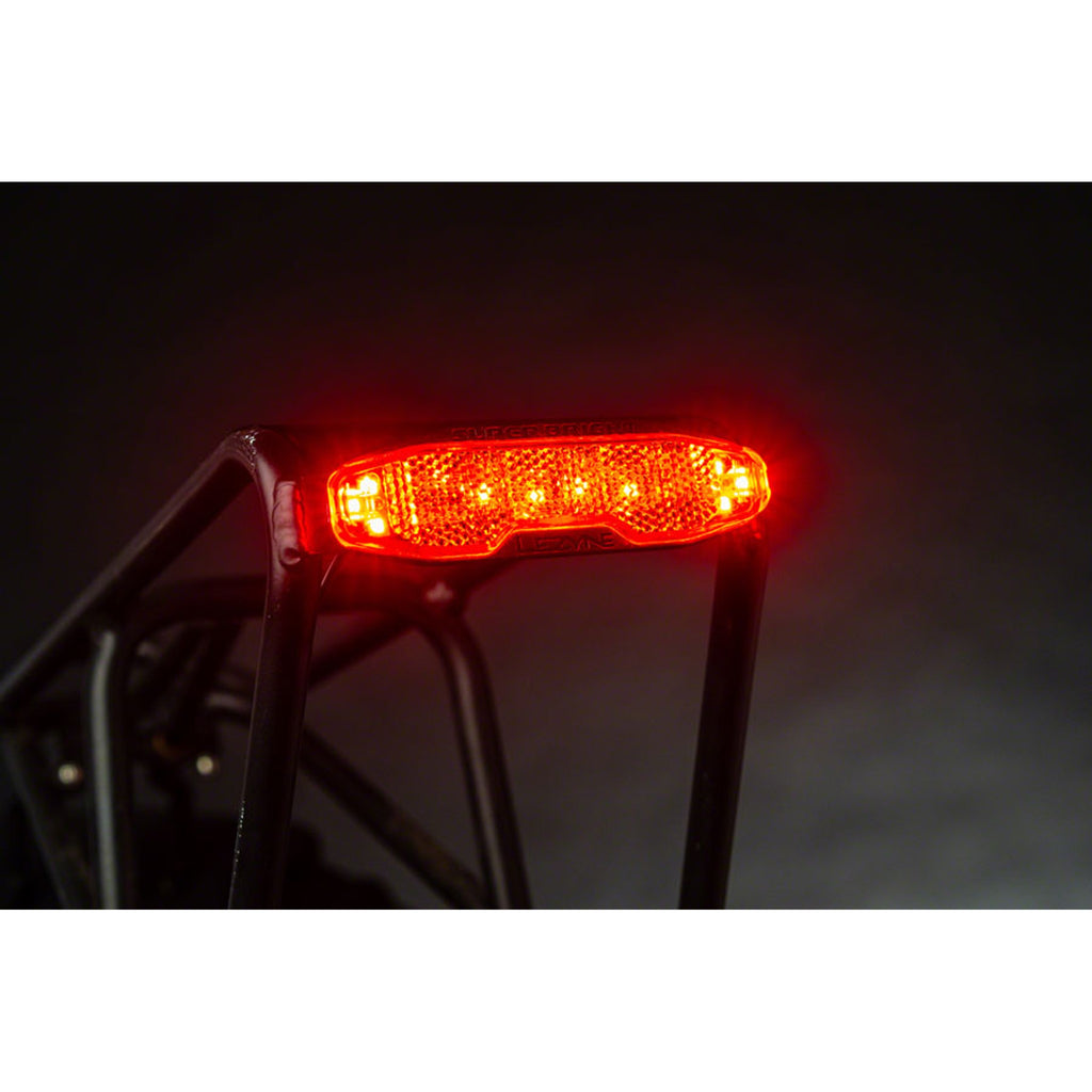 Super Bright Alert Ebike Taillight - 12 Lumen, STVZO, Black