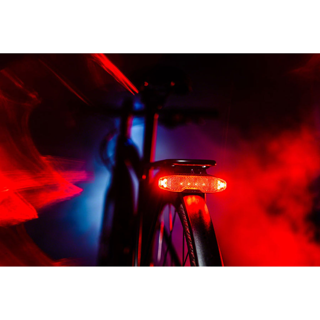 Super Bright Alert Ebike Taillight - 12 Lumen, STVZO, Black