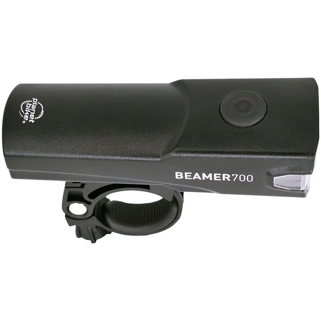 Beamer 700/Rojo 100 Headlight/Taillight Set - 700/100 Lumen, USB Rechargable, Black