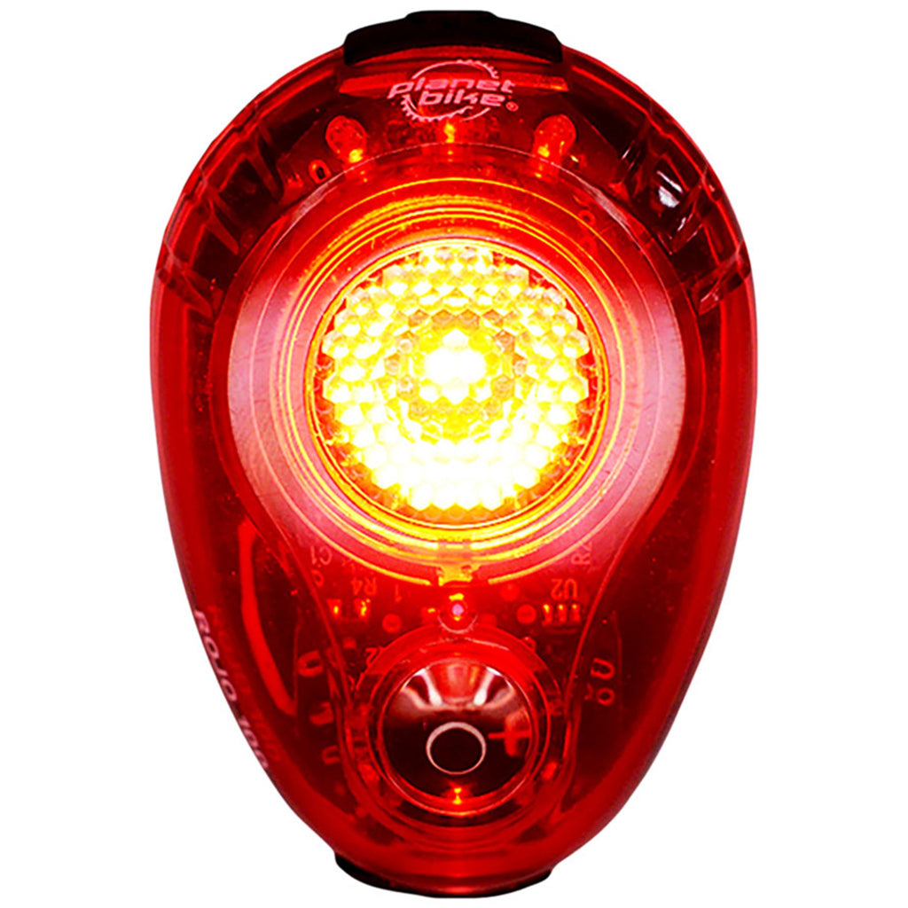 Beamer 700/Rojo 100 Headlight/Taillight Set - 700/100 Lumen, USB Rechargable, Black