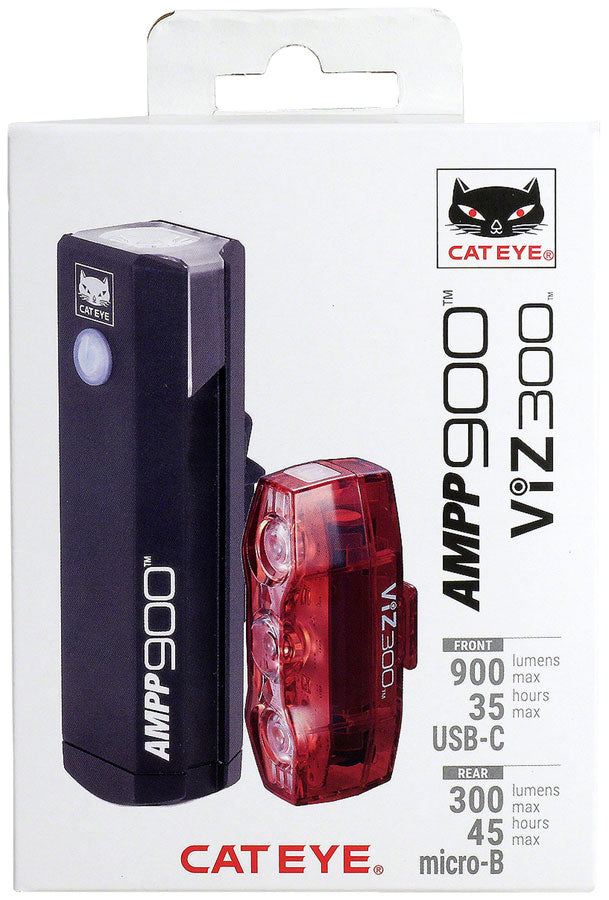AMPP900 / VIZ300 (USB-C) Headlight and Taillight Set