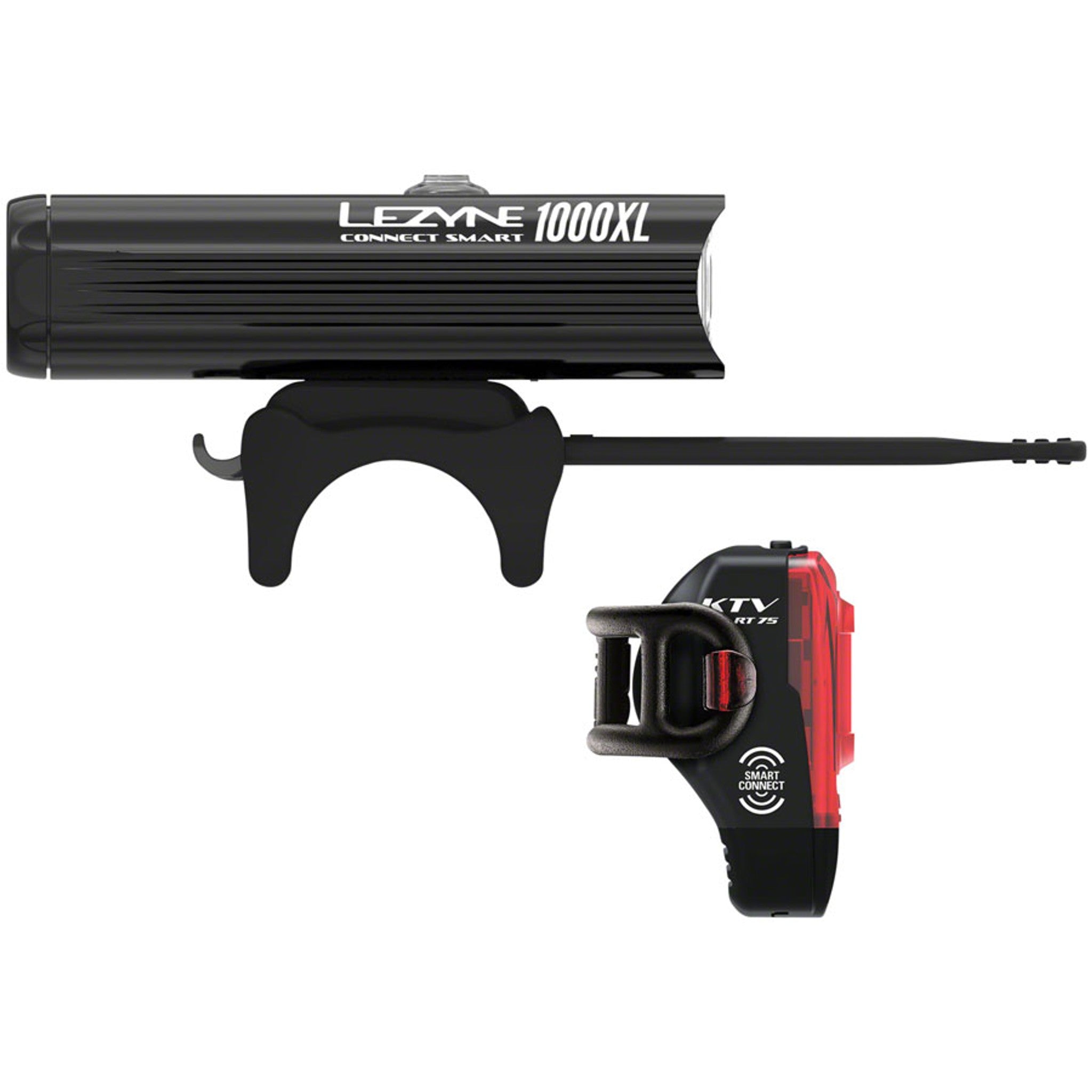 Connect Smart 1000XL/KTV Pro Smart Headlight/Taillight Set - Black