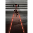 LED Laser Drive Rear Light, Black