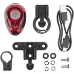 Rojo 100 Taillight - USB Rechargeable, Red