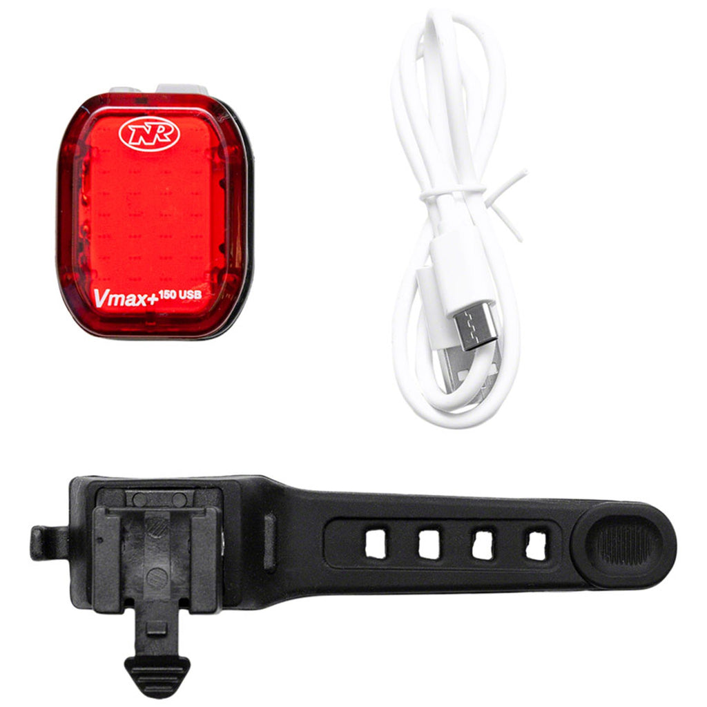 NiteRider Vmax+ 150 Taillight - 150 Lumens, Seatpost or Clothing Clip Mount, Black