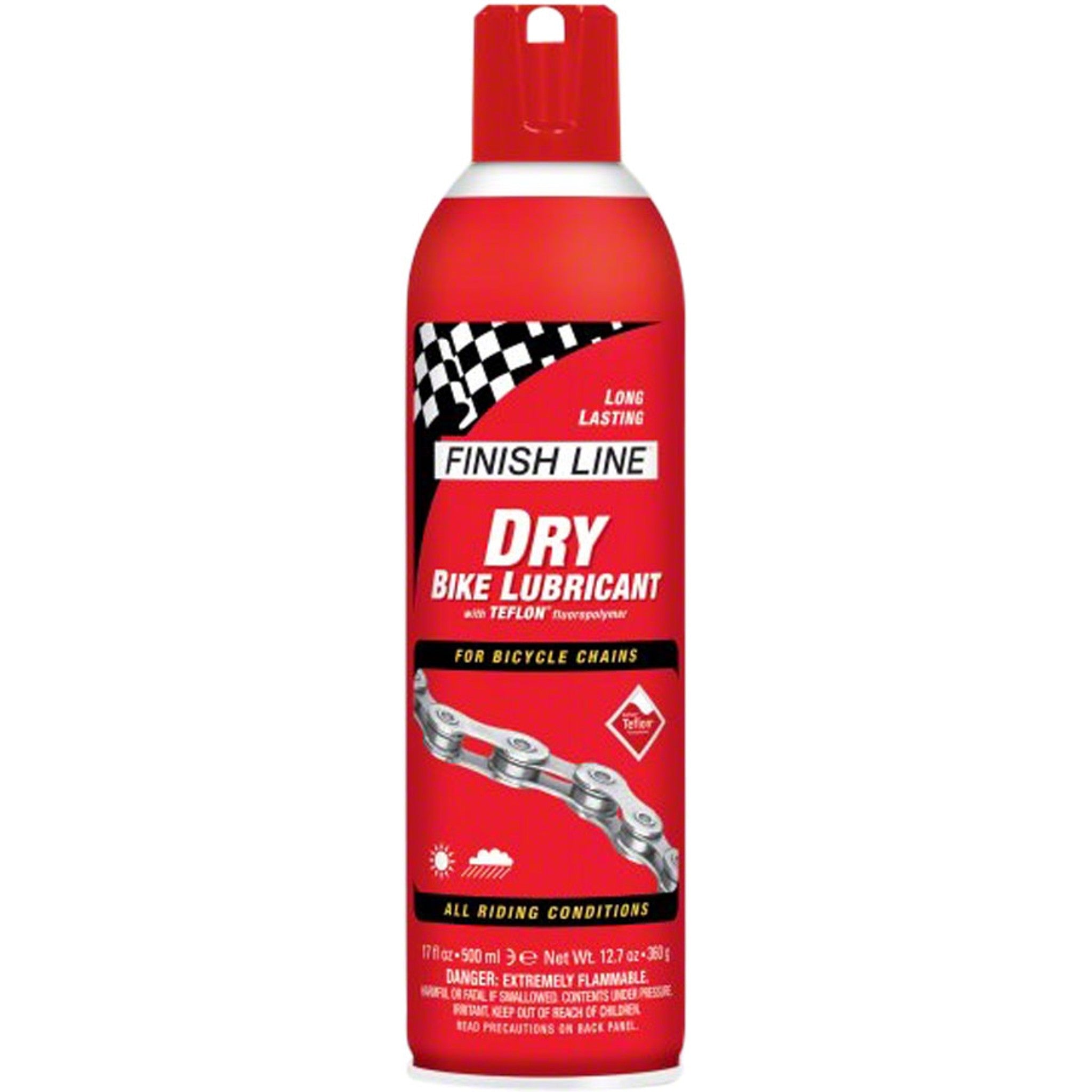 DRY Bike Chain Lube - 17oz, Aerosol