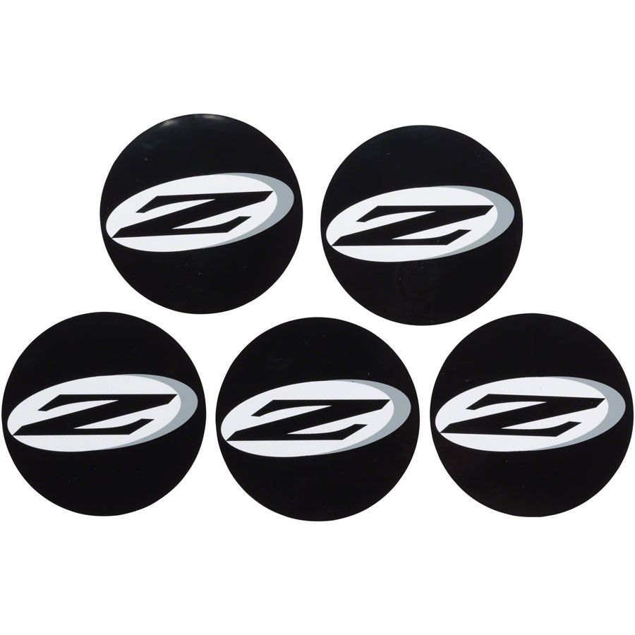 Disc Valve Hole Cover Sticker Kit - Black, 5 pieces