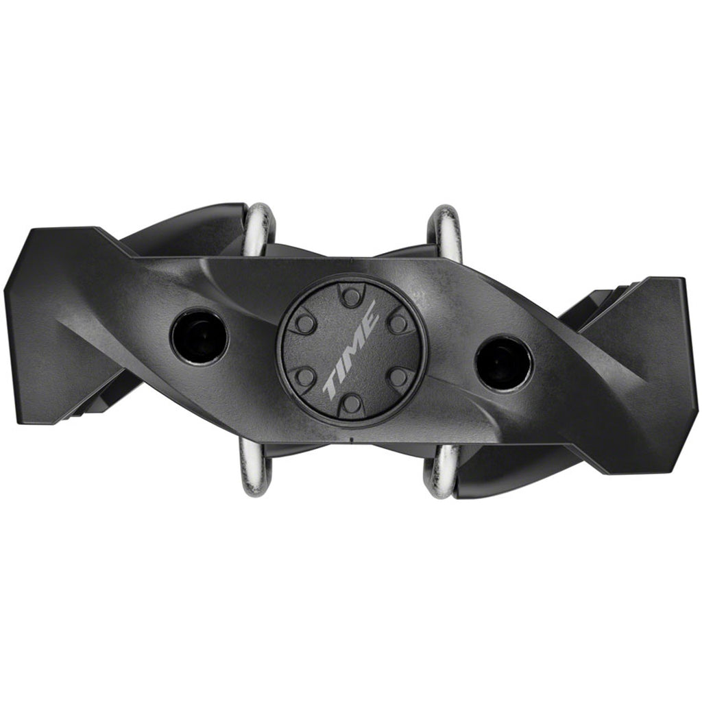 Time MX 4 Pedals - Dual Sided Clipless with Platform, Aluminum, 9/16", Black, B1