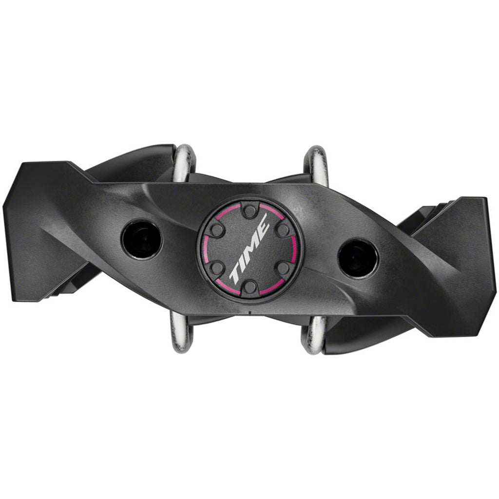 Time MX 6 Pedals - Dual Sided Clipless with Platform, Aluminum, 9/16", Black, B1