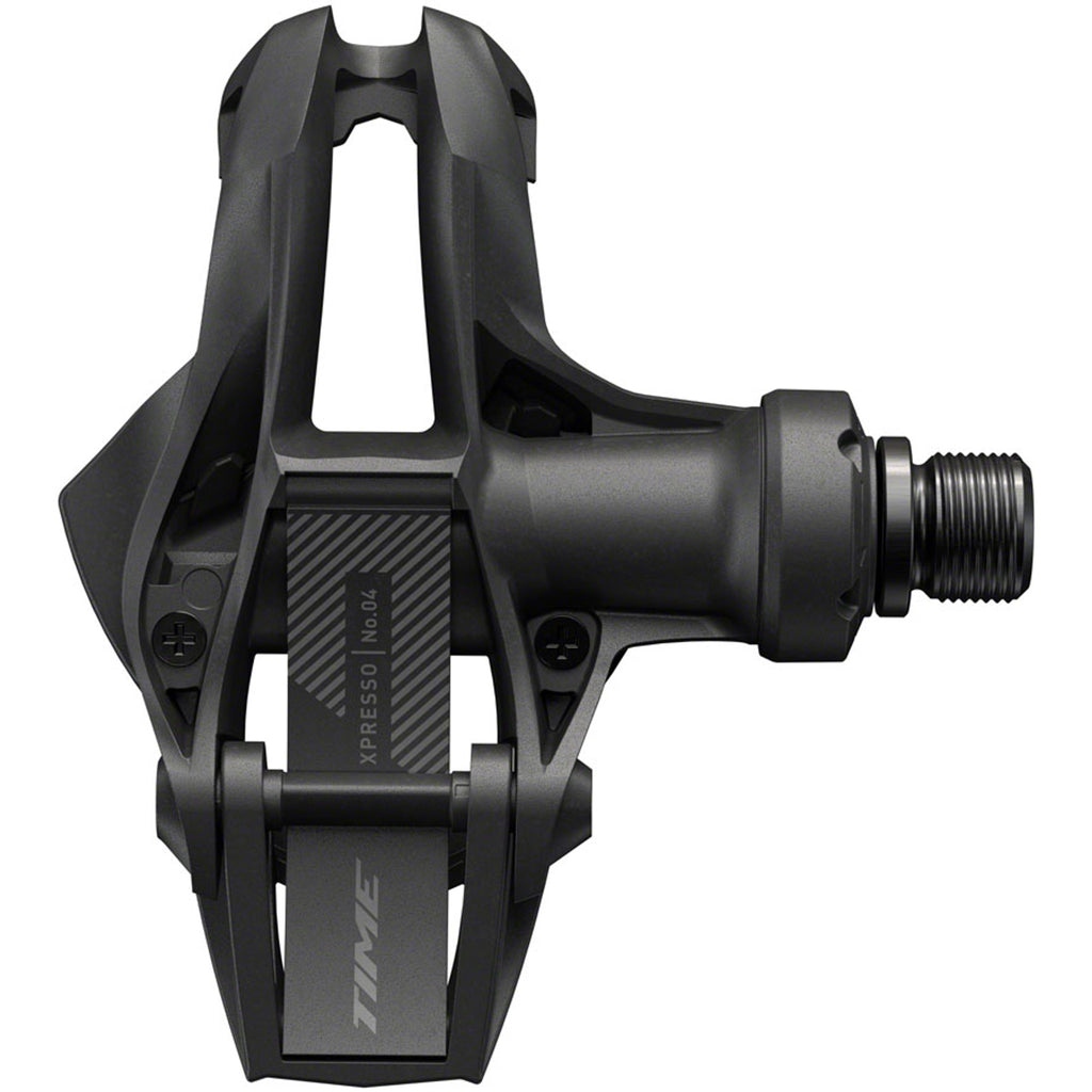 Xpresso 4 Pedals - Single Sided Clipless, Aluminum, 9/16", Black/Gray, B1