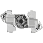 X-TRACK Single Power Pedals - Dual Sided Clipless, Chromoly,  9/16", Silver