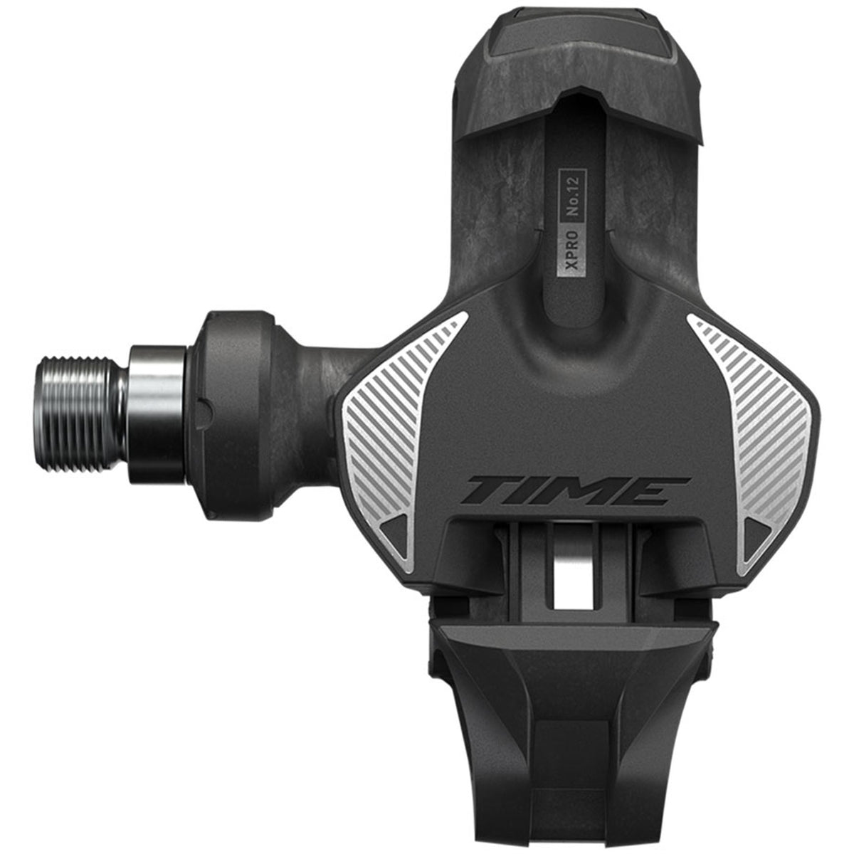Xpro 12 Pedals - Single Sided Clipless - 9/16" - Carbon - Ti/Carbon/Silver
