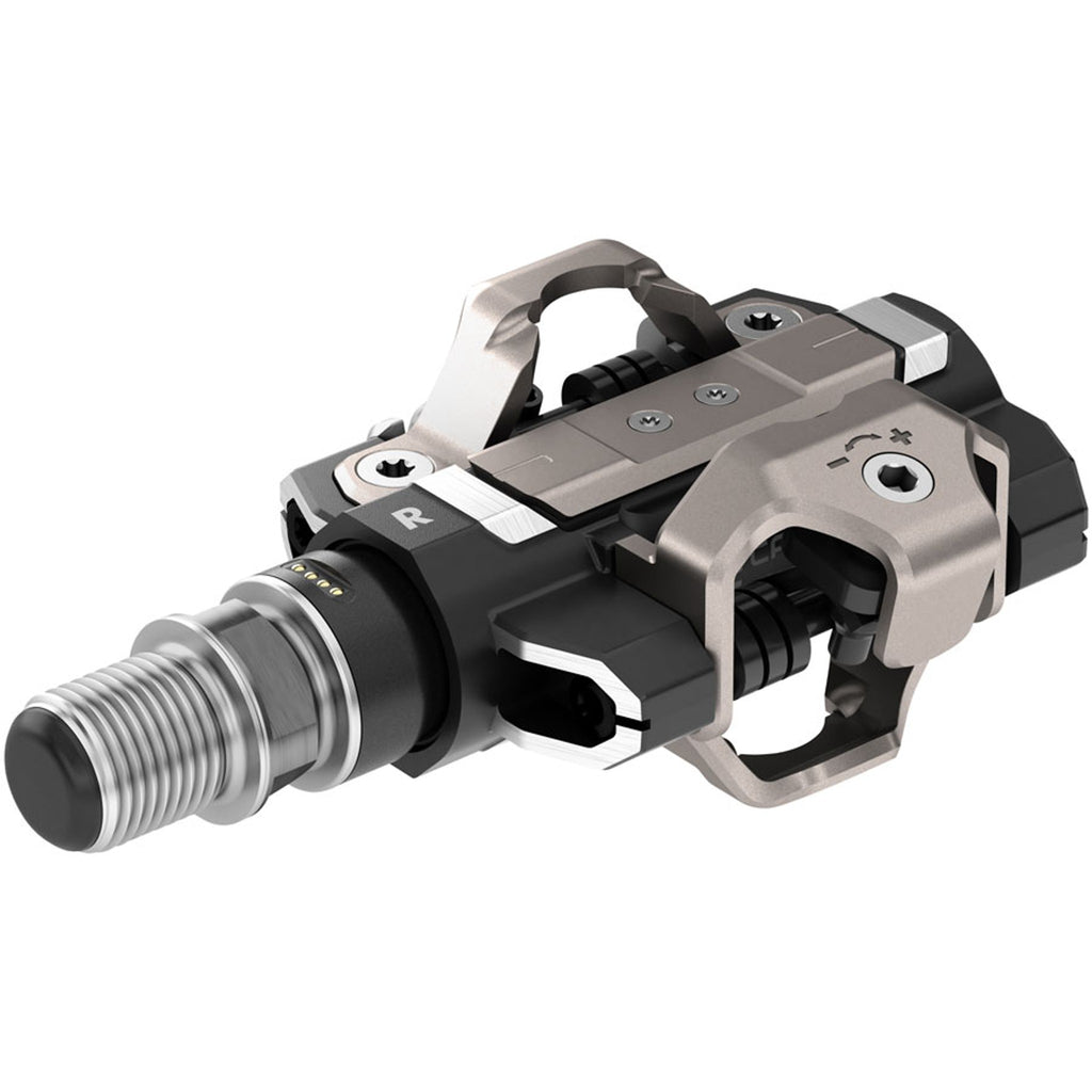 Rally RK/XC210 Power Meter Pedals Bundle - Clipless, Composite/Alloy, 9/16", Black, Pair, Dual-Sensing, LOOK KEO/Shimano SPD