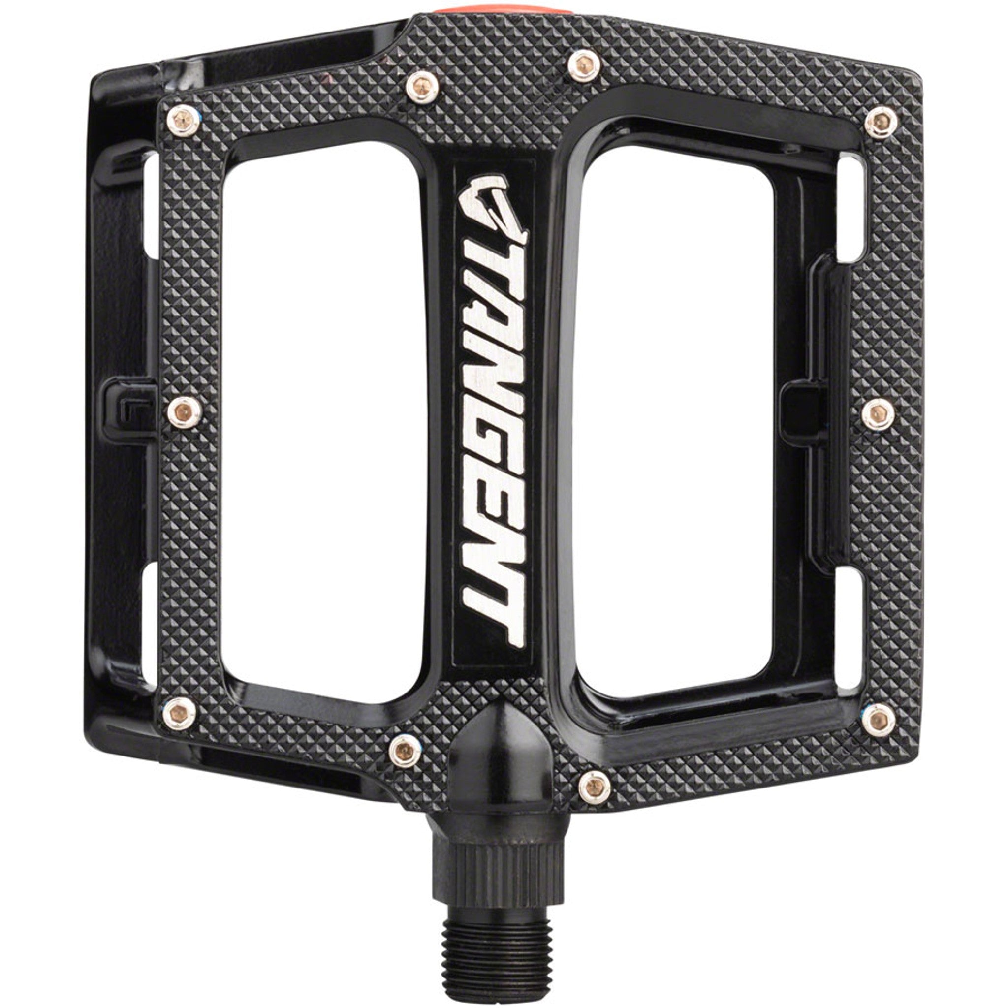 Tangent Pedals - Platform, 1 1/4", Alloy, 9/16", Black