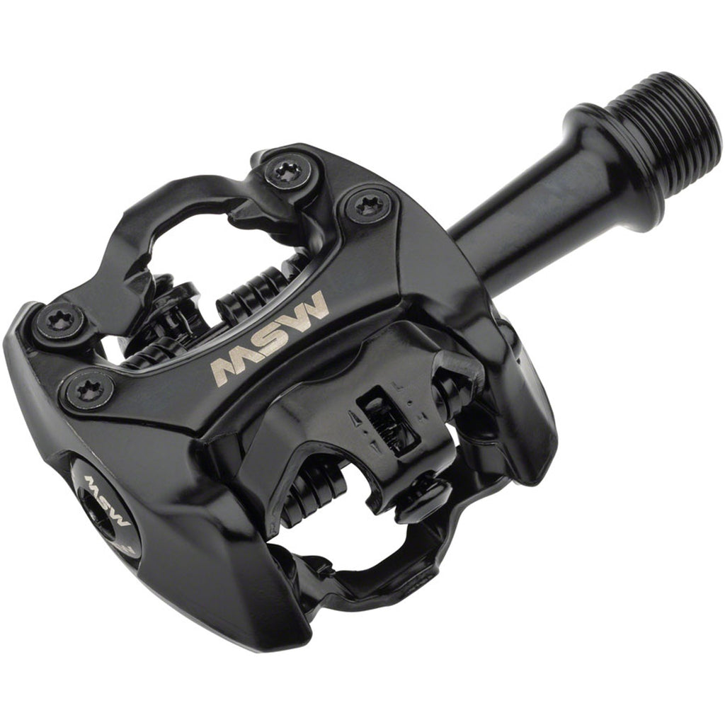 Flash II Pedals - Dual Sided Clipless, Aluminum, 9/16", Black