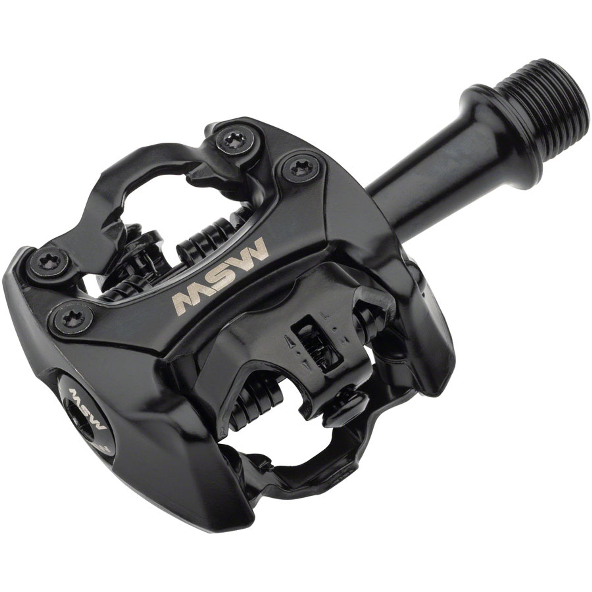 Flash II Pedals - Dual Sided Clipless, Aluminum, 9/16", Black