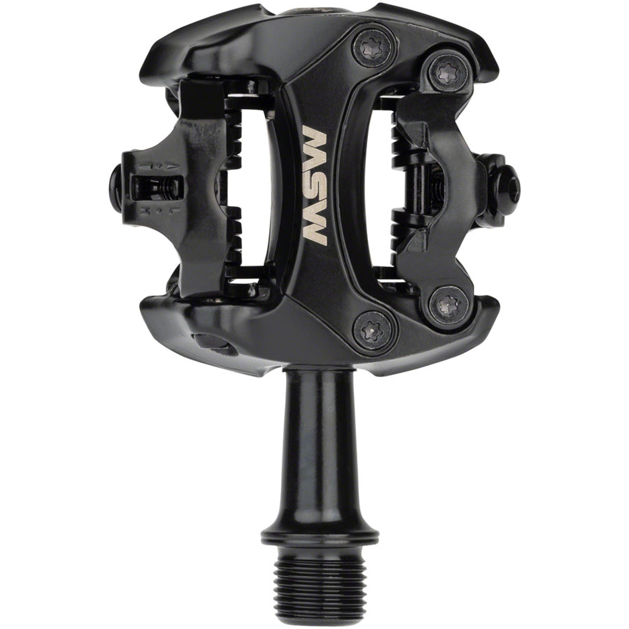 Flash II Pedals - Dual Sided Clipless, Aluminum, 9/16", Black