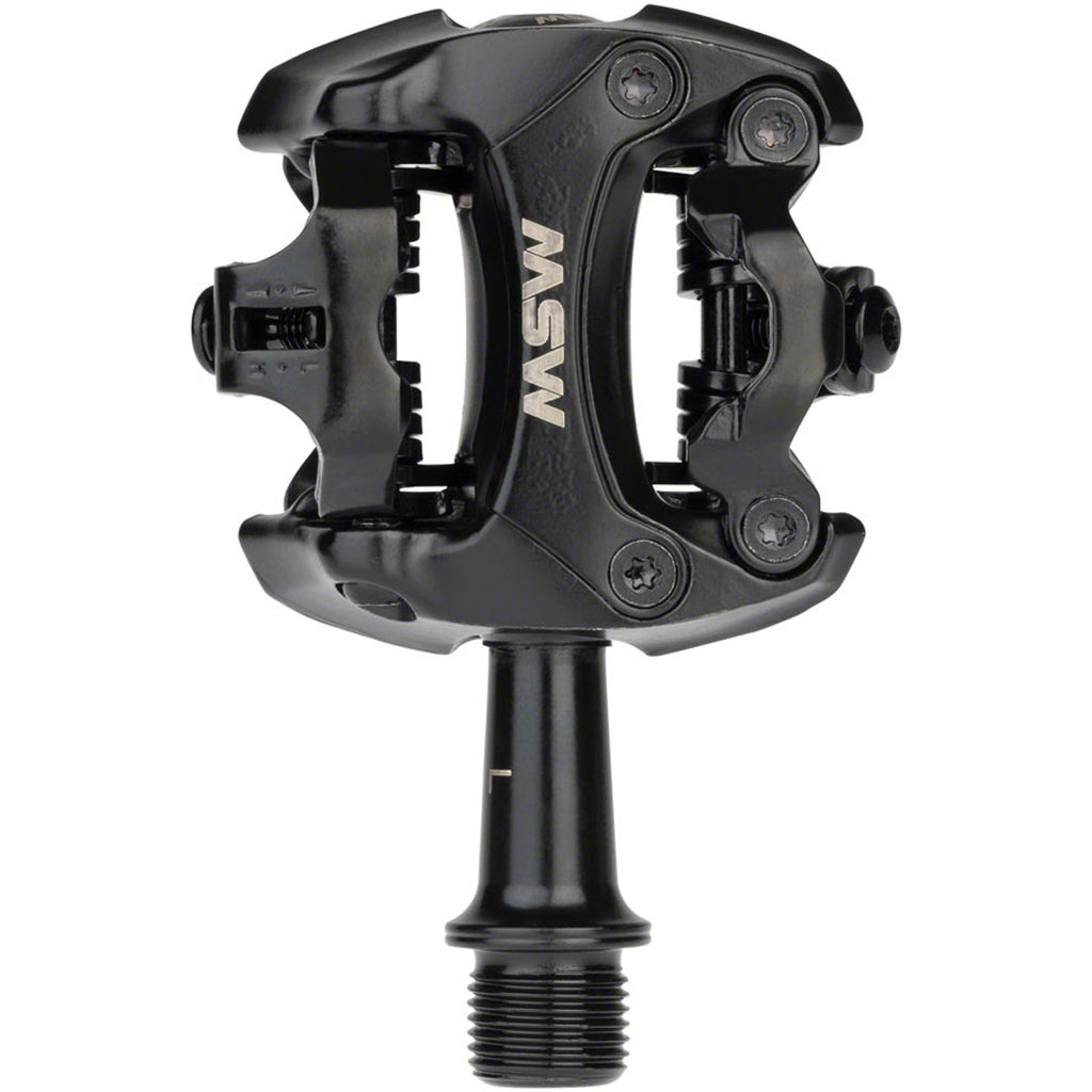 Flash II Pedals - Dual Sided Clipless, Aluminum, 9/16", Black