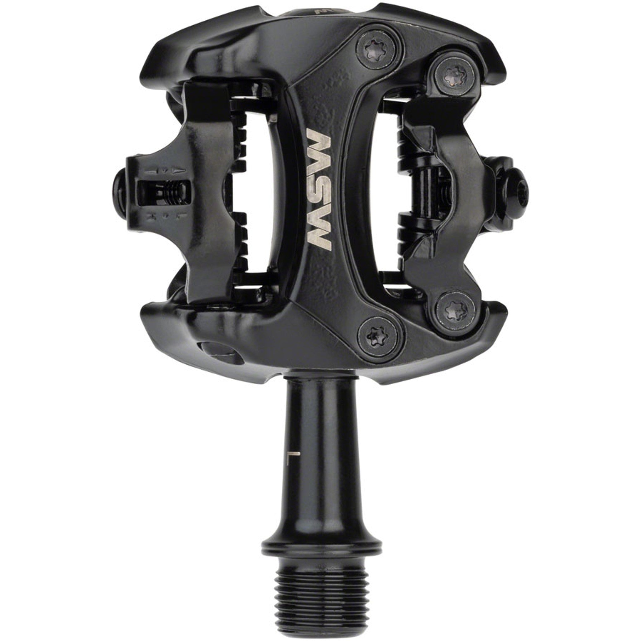Flash II Pedals - Dual Sided Clipless, Aluminum, 9/16", Black