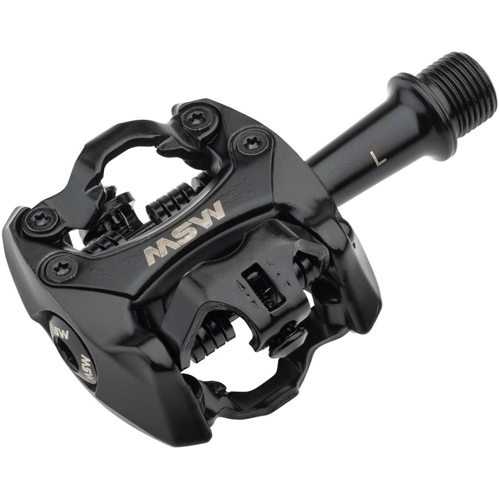 Flash II Pedals - Dual Sided Clipless, Aluminum, 9/16", Black