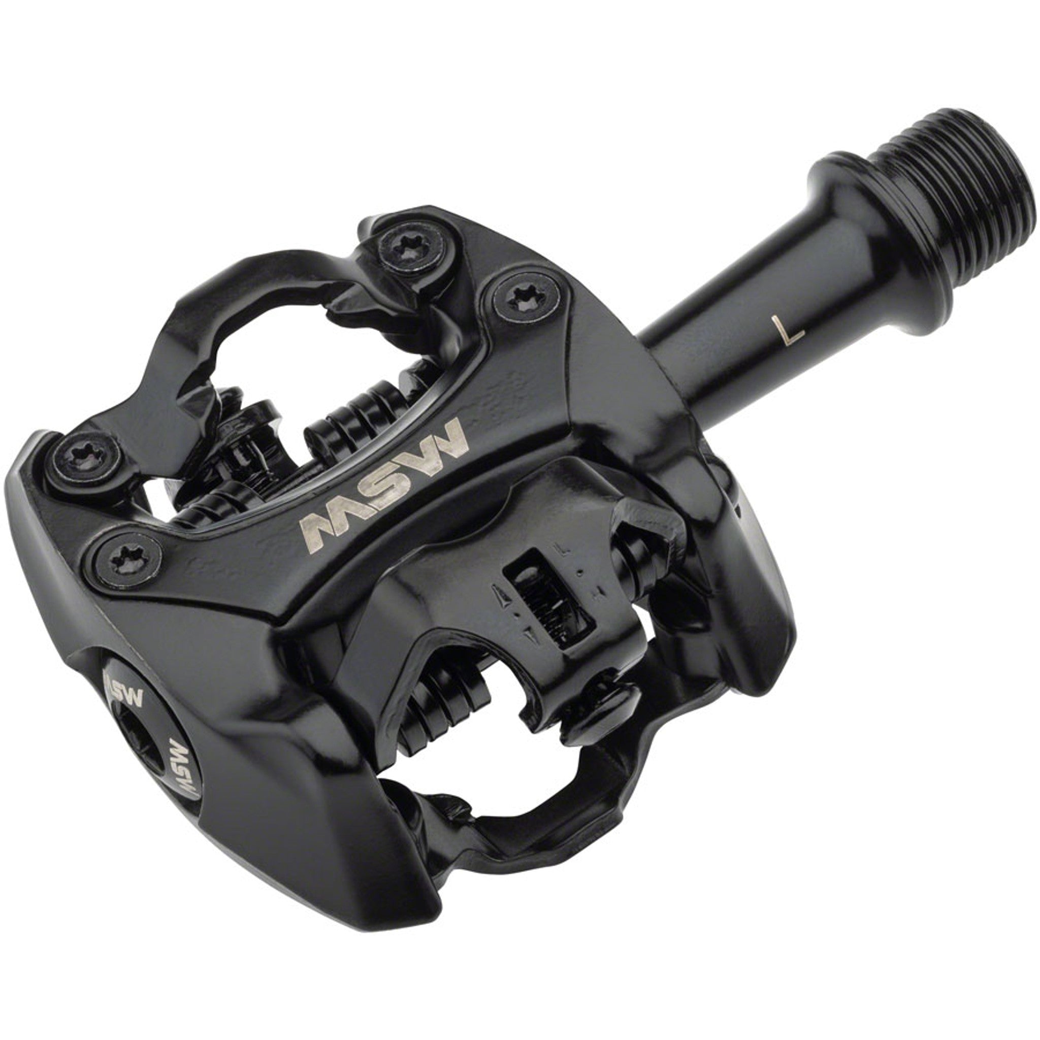 Flash II Pedals - Dual Sided Clipless, Aluminum, 9/16", Black