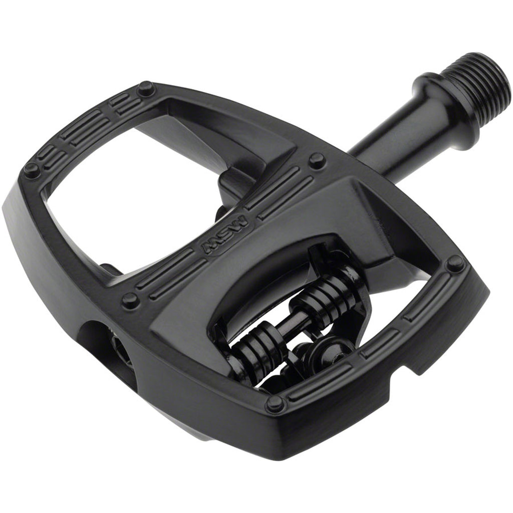 Flip II Pedals - Single Side Clipless With Platform, Aluminum, 9/16", Black