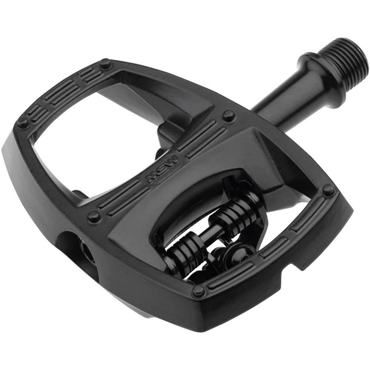 Flip II Pedals - Single Side Clipless With Platform, Aluminum, 9/16", Black
