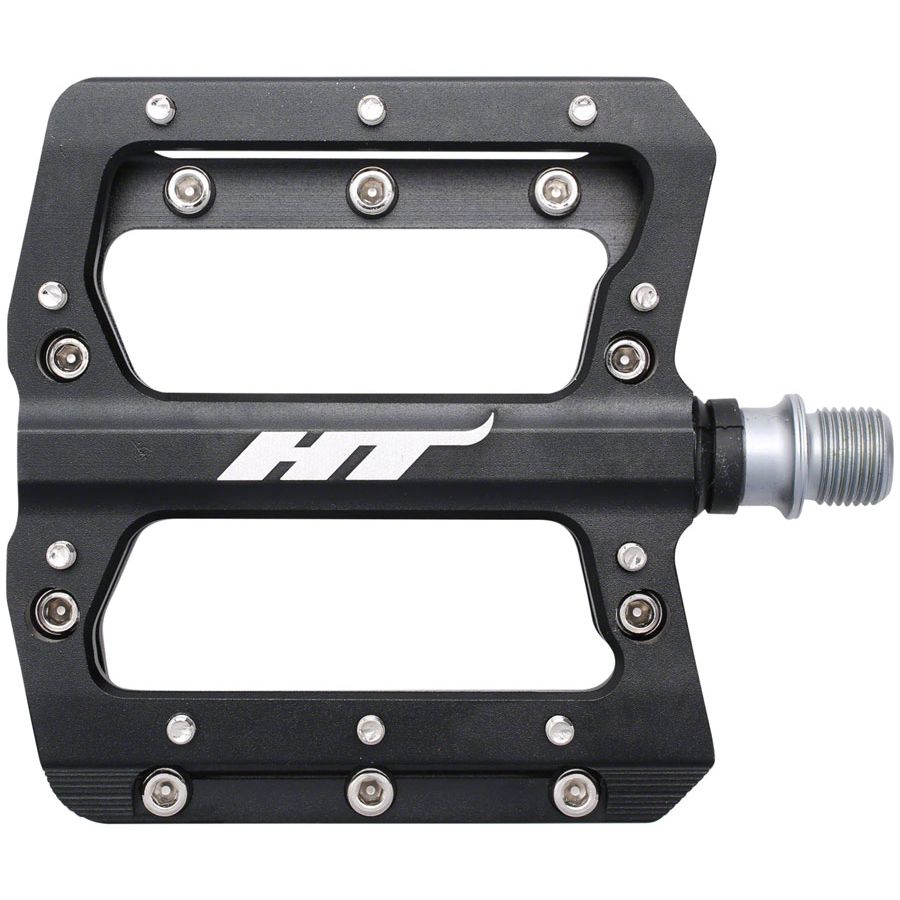 AN14A Pedals - Platform, Aluminum, 9/16", Black