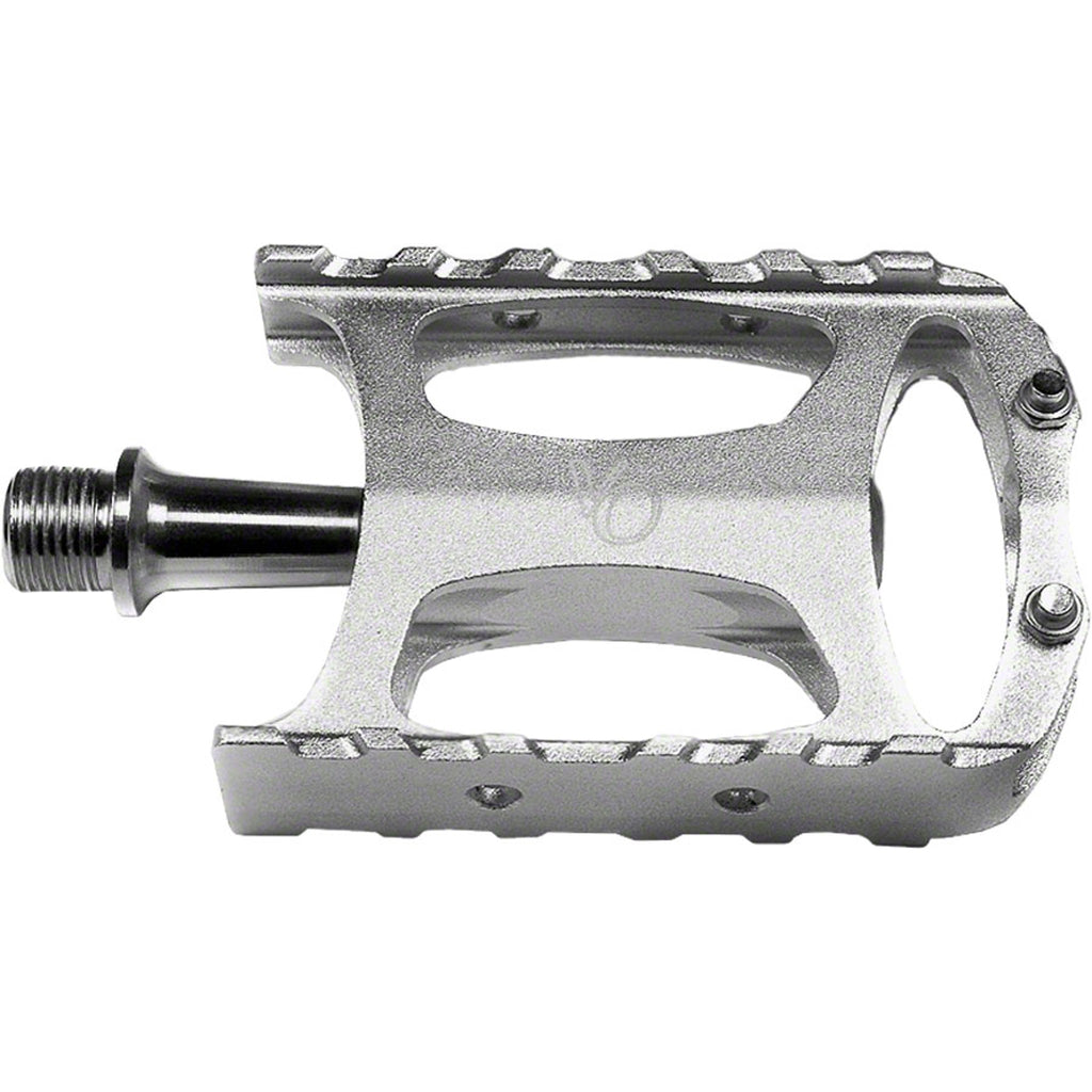 Velo Orange Touring Pedals - Platform, Aluminum, 9/16", Silver