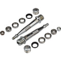 Triple Bearing Spindle Rebuild Kit: Standard Length (52.5mm), Silver