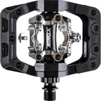 V-Twin Pedals - Dual Sided Clipless with Platform, Aluminum, 9/16", Black