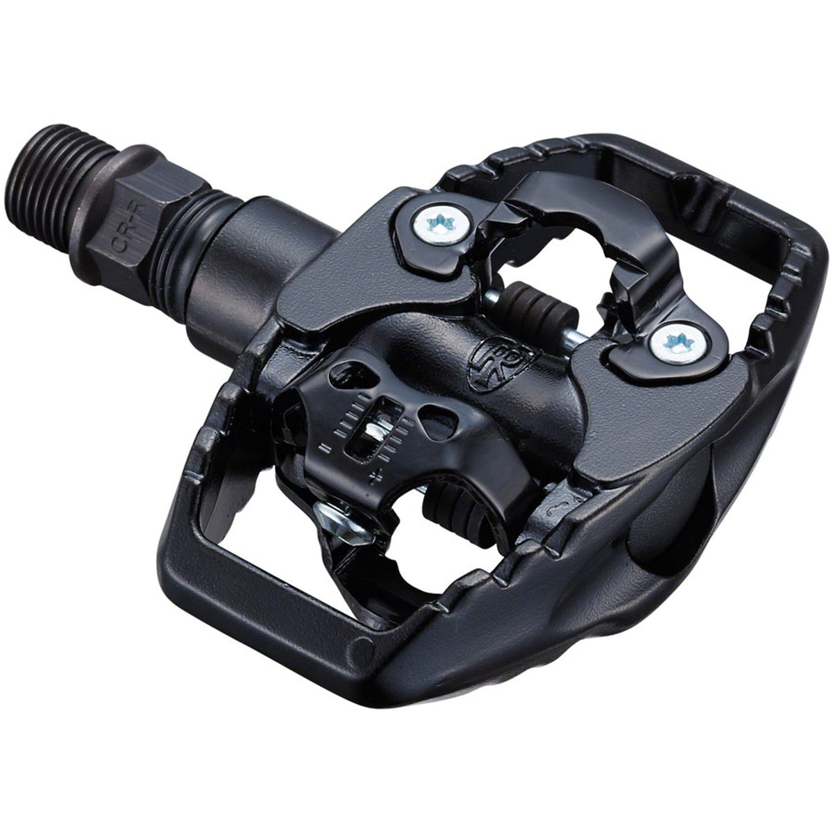 Comp Trail Pedals - Dual Sided Clipless with Platform, Aluminum, 9/16", Black