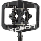 GFX Pedals - Dual Sided Clipless with Platform, Aluminum, 9/16", Black