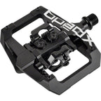 GFX Pedals - Dual Sided Clipless with Platform, Aluminum, 9/16", Black
