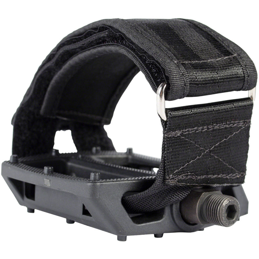 Fyxation Gates Pedal and Strap Kit - Platform, Nylon, 9/16", Black