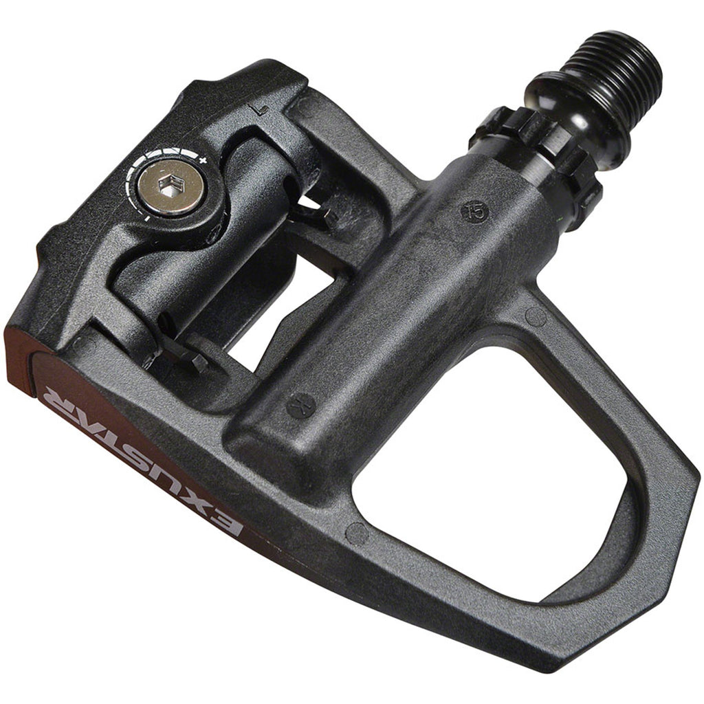 Exustar PR18ST Pedals - Single Sided Clipless , Plastic, 9/16", Black